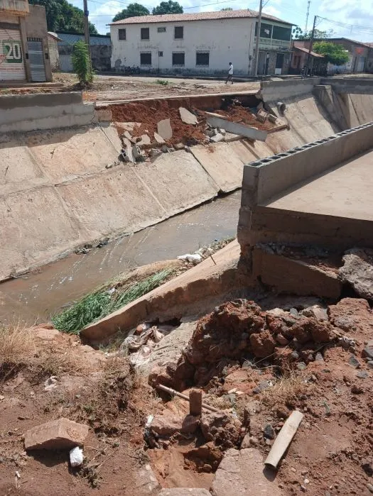 Pastor Max e Domingos Reis denunciam desabamento em obra de mais de R$ 10 milhões no Canal da Água Fria, em Codó
