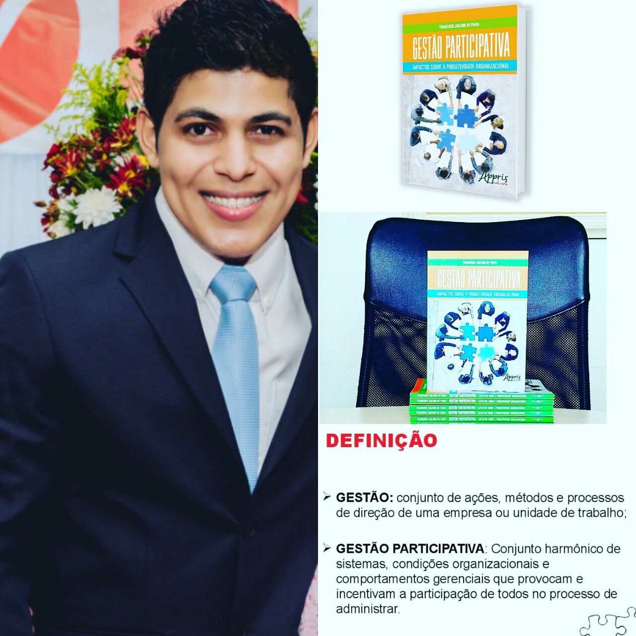 Codoense Jailson de Paiva lança livro sobre GESTÃO PARTICIPATIVA