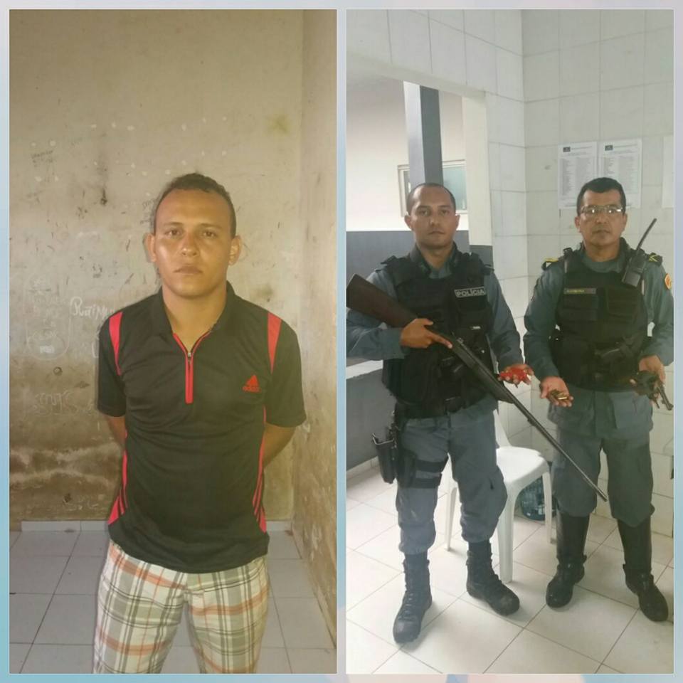 TRÊS ELEMENTOS PRESOS EM CODÓ E TRÊS ARMAS DE FOGO APREENDIDAS PELO 17°BPM NO DOMINGO DE CARNAVAL