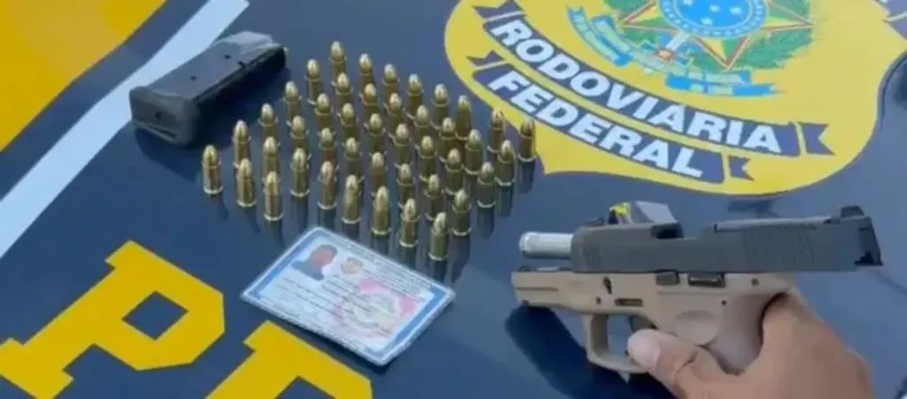 PRF prende falso Guarda Municipal em Codó com pistola e 43 balas