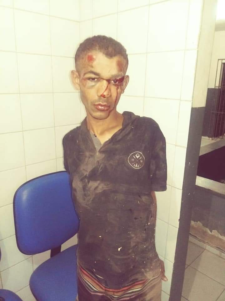 EM CODÓ LADRÃO É ESPANCADO POR POPULARES AO TENTAR ASSALTAR CASAL.