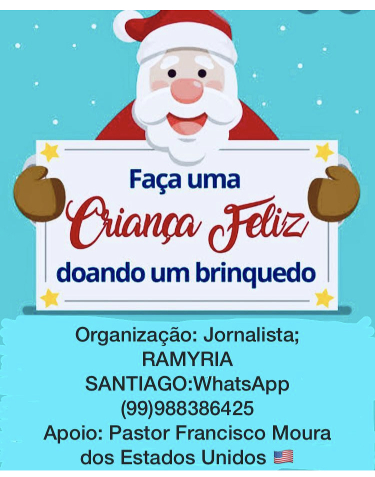JORNALISTA RAMYRIA SANTIAGO LANÇA PROJETO FAÇA O NATAL DE UMA CRIANÇA FELIZ! DOE UM BRINQUEDO!