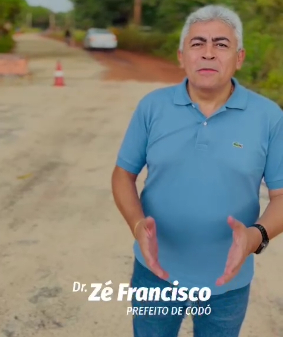 PREFEITO DE CODÓ ANUNCIA AS OBRAS DE ASFALTAMENTO DA ESTRADA VICINAL NO MONTE VIDEL ATÉ A BACABINHA 