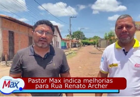 Indicação do vereador Pastor Max é atendida para a Rua Renato Archer no Codó Novo