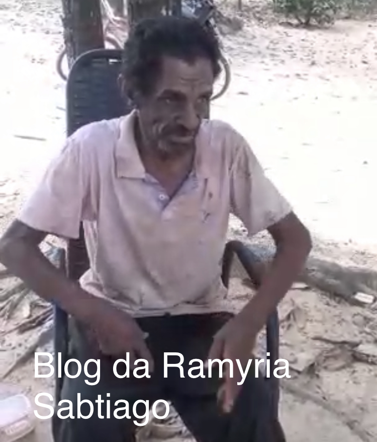UM IDOSO FOI ENCONTRADO ABANDONADO EM MATAGAL DE CODÓ, A SOBRINHA NÃO QUER ELE EM SUA CASA, E PRECISAMOS ENCONTRAR MAIS FAMILIARES DELE