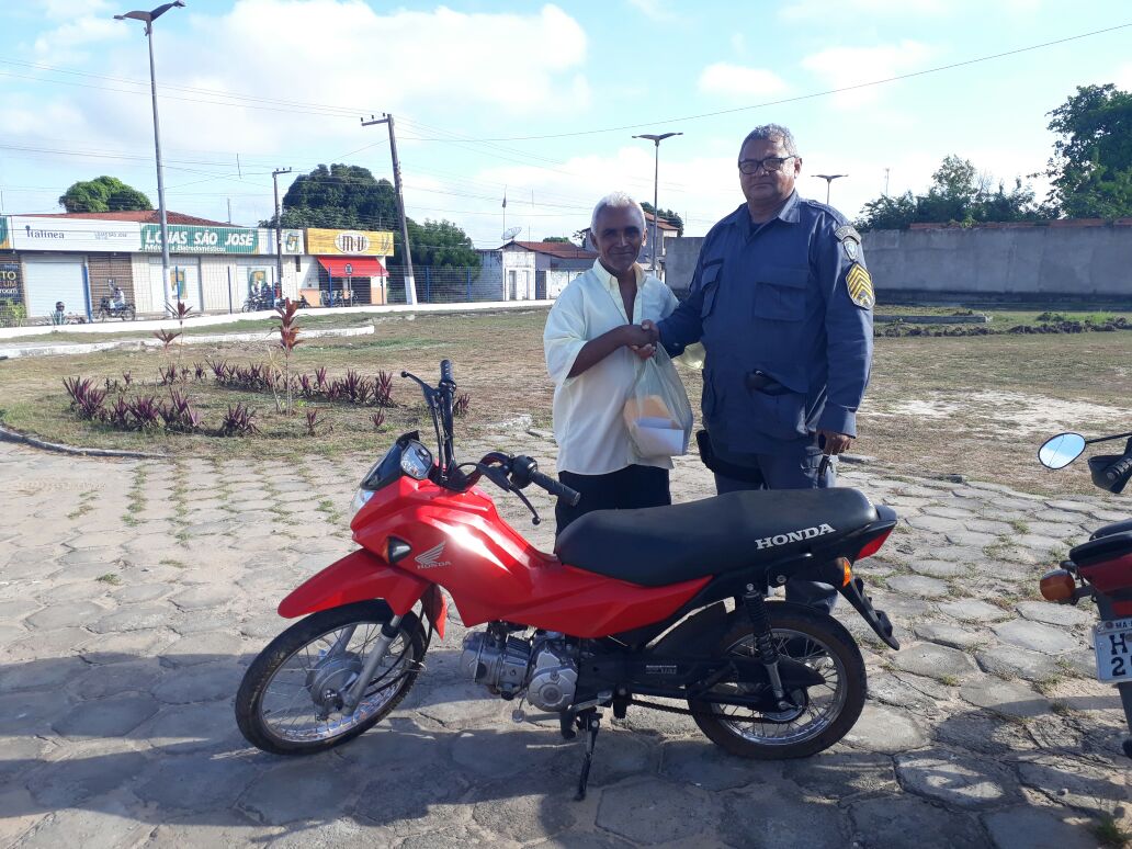 PM DE CODÓ RECUPERA MOTO ROUBADA NO MORRO DO CHOCOLATE