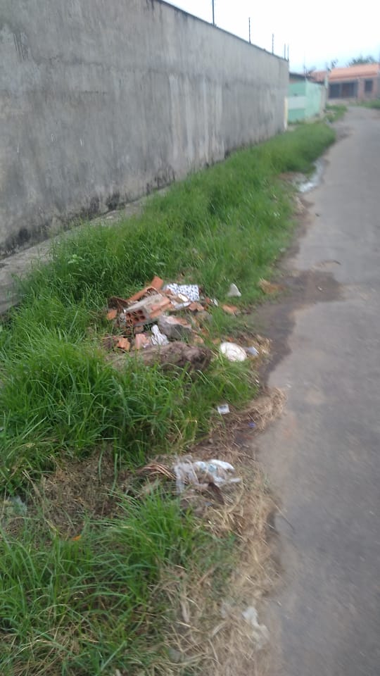 MORADORES PEDEM QUE O PREFEITO MANDE LIMPAR , CORTAR O MATAGAL E TAPAR OS BURACOS DO RESIDENCIAL LEVI