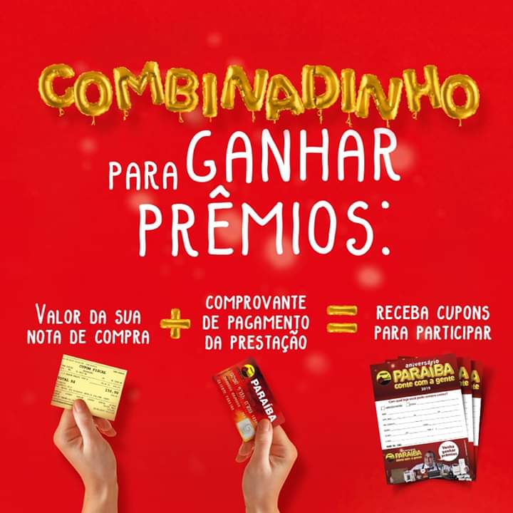 NESTE SÁBADO E DOMINGO O ARMAZÉM PARAÍBA ESTARÁ DE PORTAS ABERTAS COM MAIS UM SORTEIO DE PRÊMIOS, PROMOÇÕES DE ANIVERSÁRIO PARAÍBA
