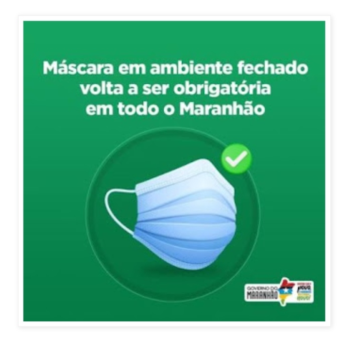 Com avanço da ômicron, Maranhão retoma uso obrigatório de máscaras em locais fechados