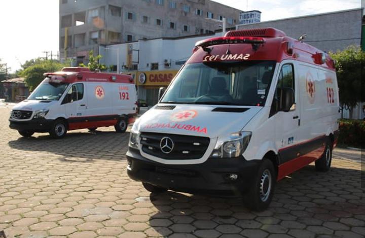 SAMU DE CODÓ RECEBE TRÊS AMBULÂNCIAS NOVAS