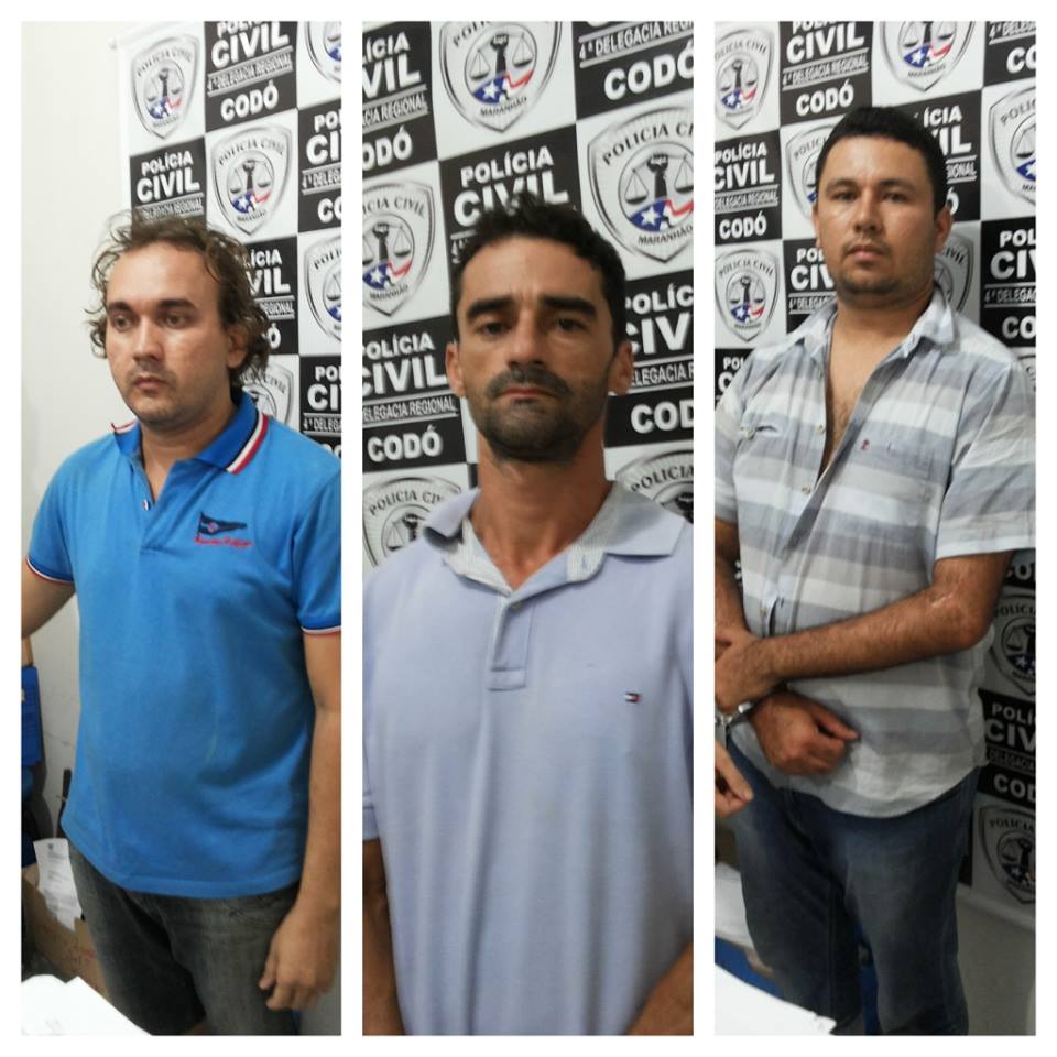 PM DE CODÓ PRENDE 3 POLICIAIS MILITARES DA CIDADE DE PEDREIRAS.