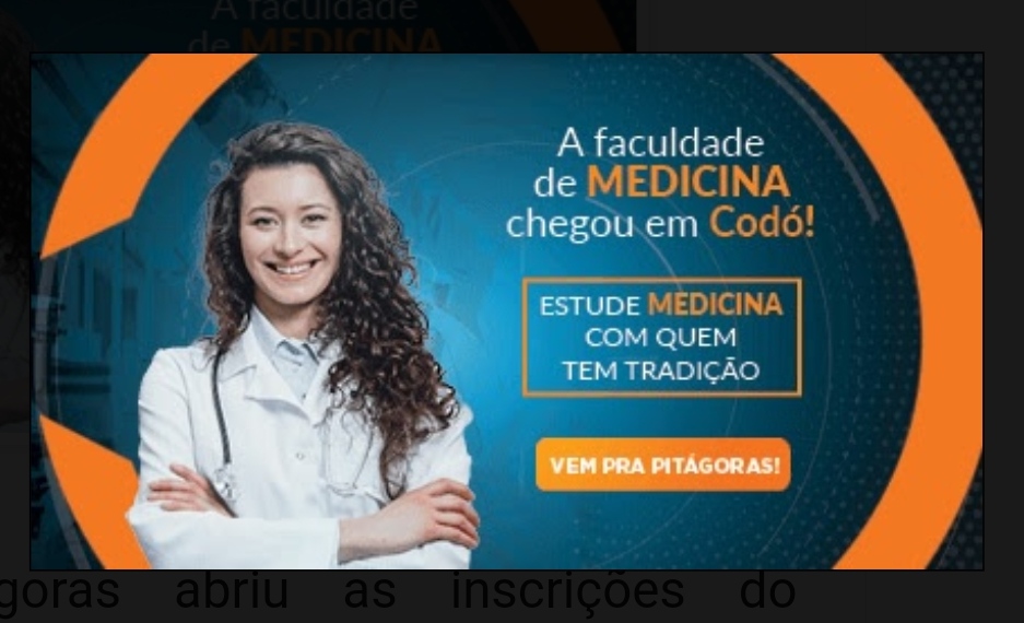 Faculdade Pitágoras abre inscrições para o vestibular de Medicina em Codó