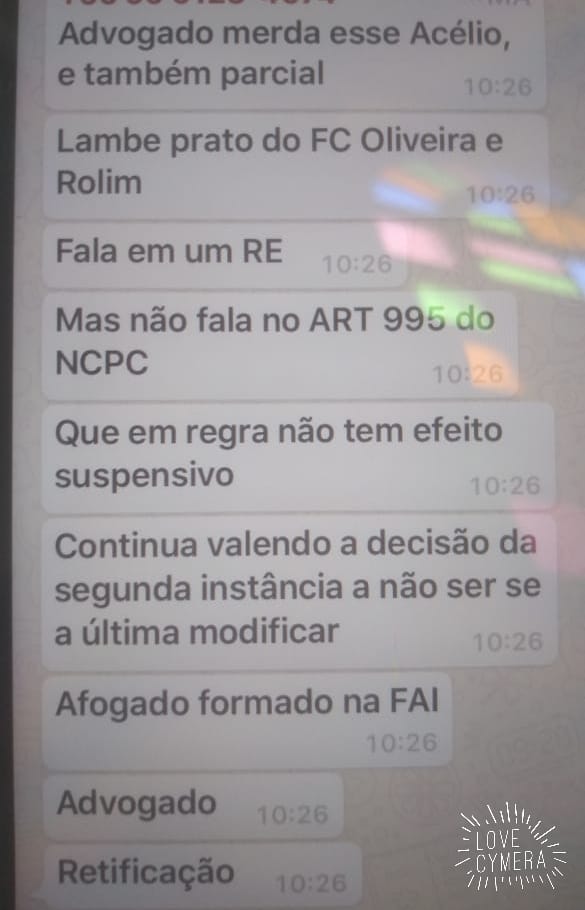 ACÉLIO TRINDADE SE DEFENDE DE ACUSAÇÕES CONTRA ELE FEITAS EM GRUPOS DE WHATSAPP