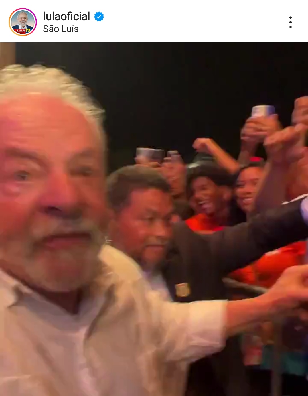LEONEL FILHO E ITAMAR DA SAÚDE APARECEM EM VÍDEO PUBLICADO PELO EX PRESIDENTE LULA EM SUAS REDES SOCIAIS. LULA É RECEBIDO POR  MULTIDÕES EM SÃO LUÍS.