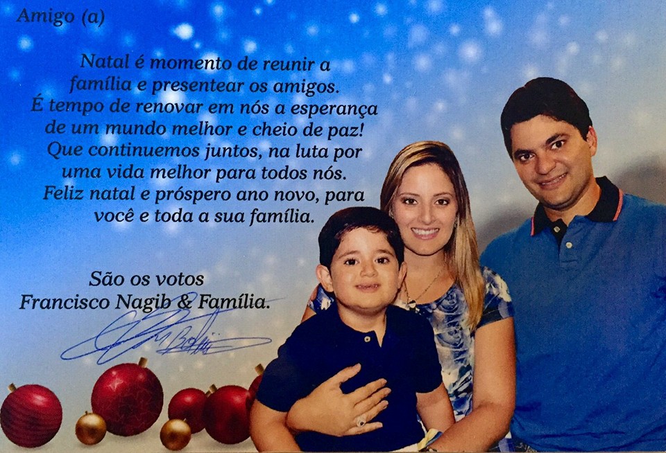 EMPRESÁRIO FRANCISCO NAGIB DESEJA A TODOS UM FELIZ NATAL