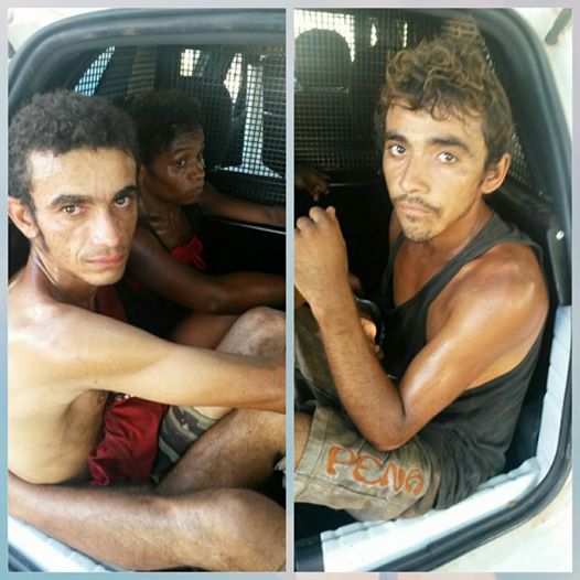 TRIO É PRESO NO KM 17 e MENOR É APREENDIDO COM PRODUTO DE FURTO