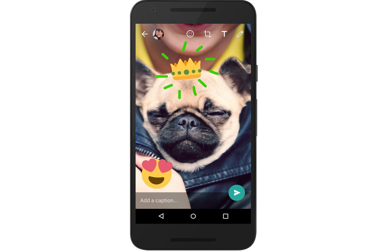NOVA ATUALIZAÇÃO DE WHATSAPP PASSA A TER SUPORTE PARA DESENHO, EMOJIS E TEXTOS EM FOTOS E VÍDEOS