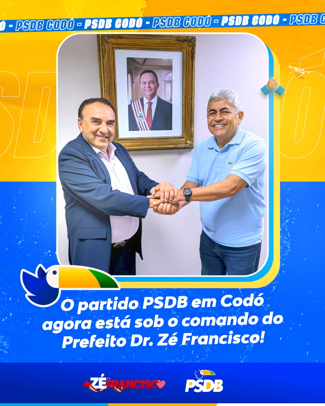 Dr. Zé Francisco, Prefeito de Codó, assume liderança no PSDB