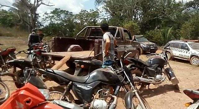 POLÍCIA  RECUPERA 12 MOTOCICLETAS EM MEGA OPERAÇÃO NA ZONA RURAL DE CODÓ