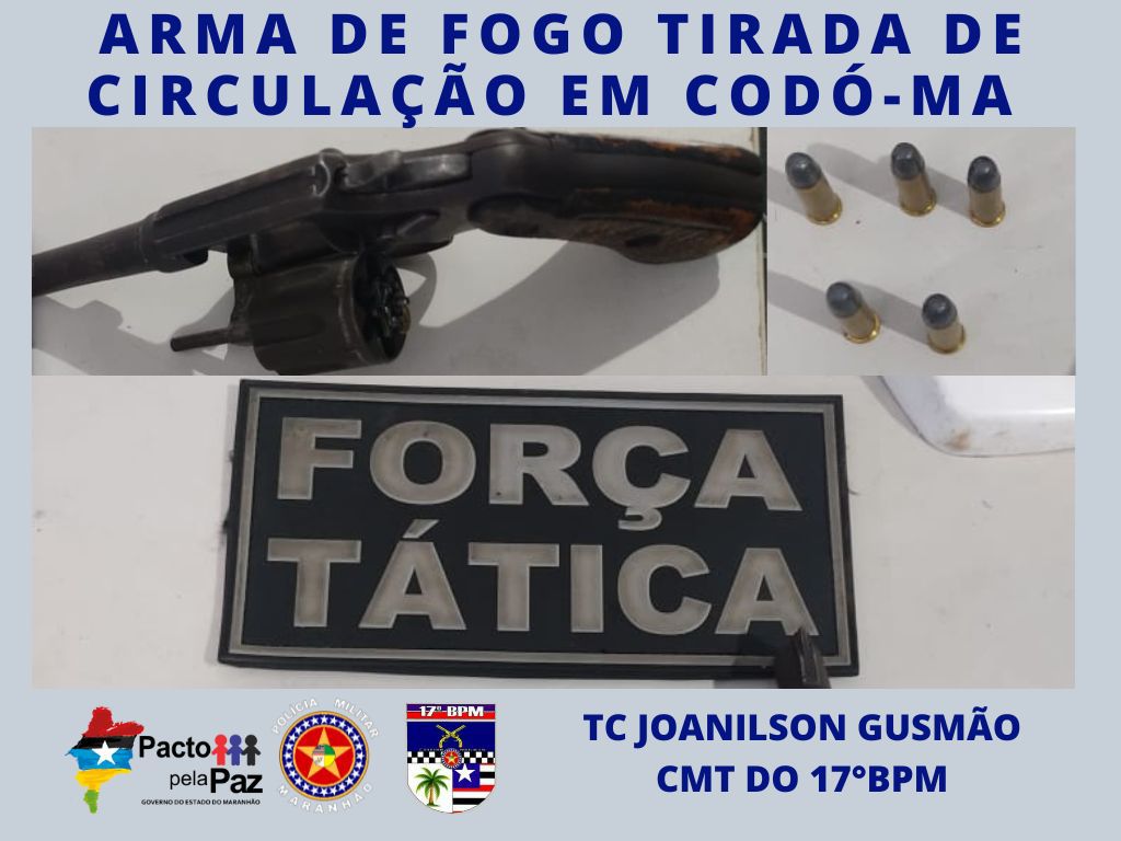 POLICIAIS DO 17°BPM PRENDEM HOMEM POR PORTE DE ARMA DE FOGO NO BAIRRO SÃO SEBASTIÃO