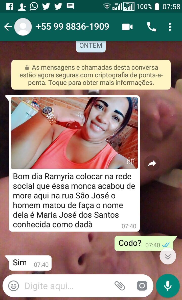 VEJA O NUMERO DE WHATSAPP QUE PASSA TROTES A BLOGS DE CODÓ.CONHECE O NUMERO(99)988361909?