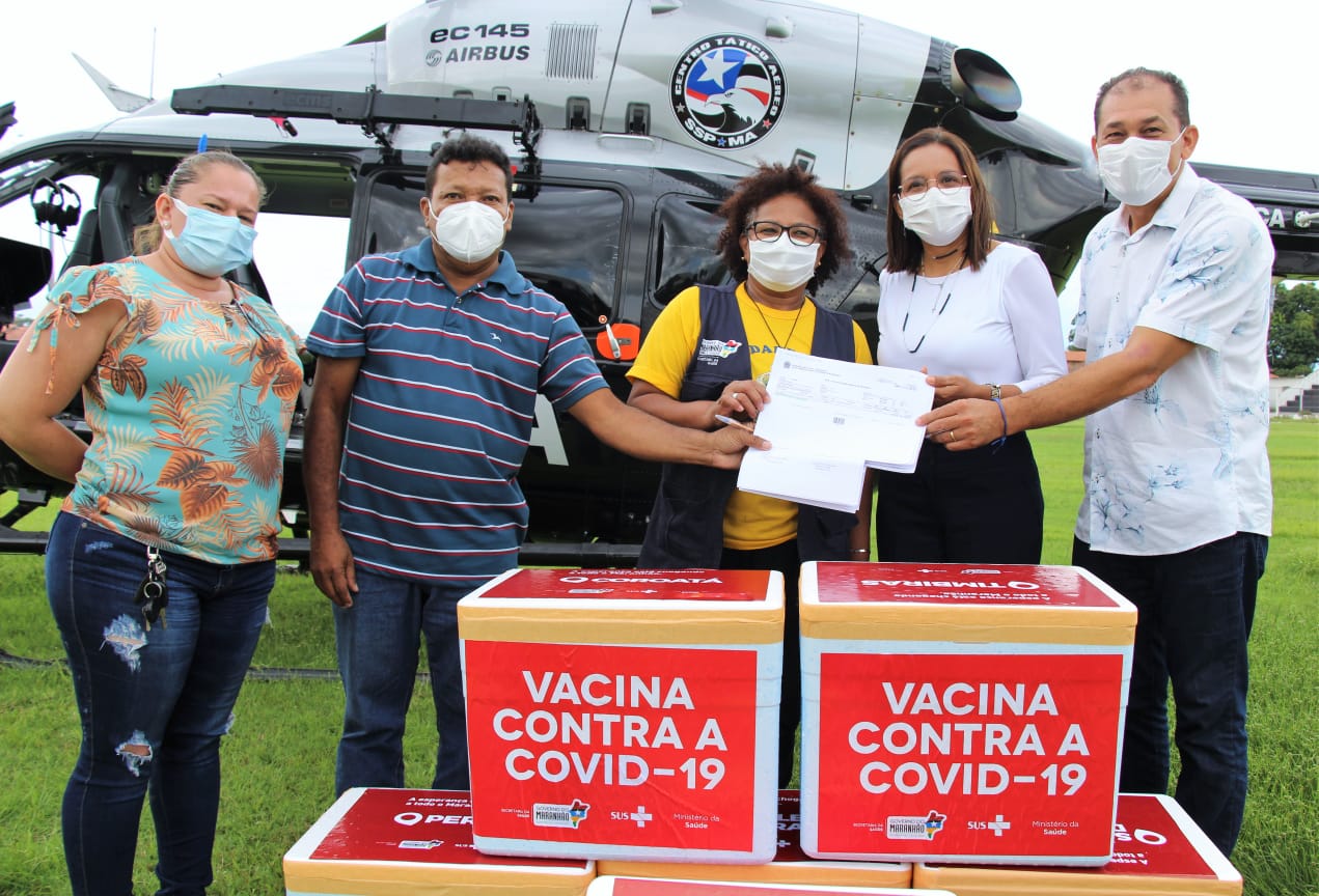 Vereador Evimar Barbosa acompanha chegada de mais doses da vacina contra Covid-19 para Codó