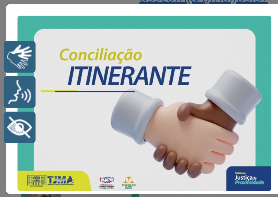 Conciliação Itinerante atende cidades da Região dos Cocais de 21 a 25/8 e vai atender casos como: divórcio, guarda, pensão alimentícia, reconhecimento ou dissolução de união estável, reconhecimento de paternidade, dentre outras