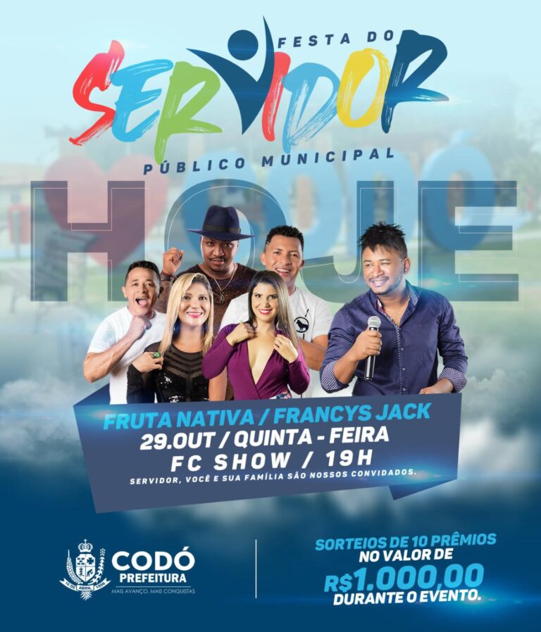 Prefeito Francisco Nagib anuncia Festa do Servidor Público dia 29 na FC Show