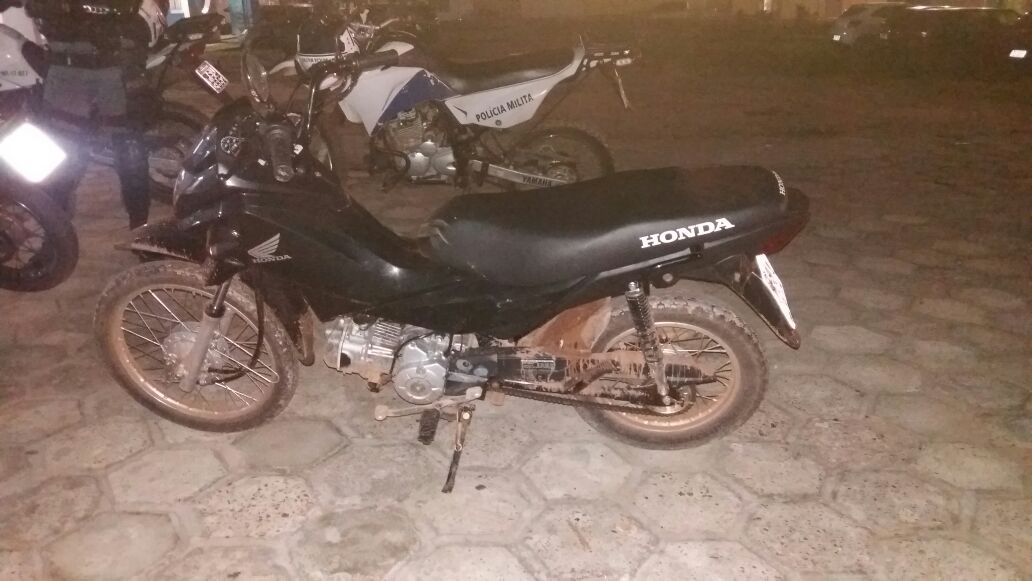 MOTO É RECUPERADA EM CODÓ NO MORRO DO CHOCOLATE