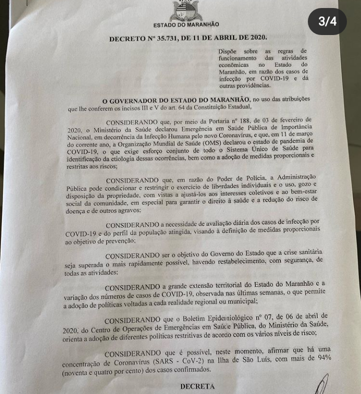 EM CODÓ PREFEITO NAGIB AUTORIZA A ABERTURA DOS ESTABELECIMENTOS COMERCIAIS NESTA SEGUNDA FEIRA 13 DE ABRIL