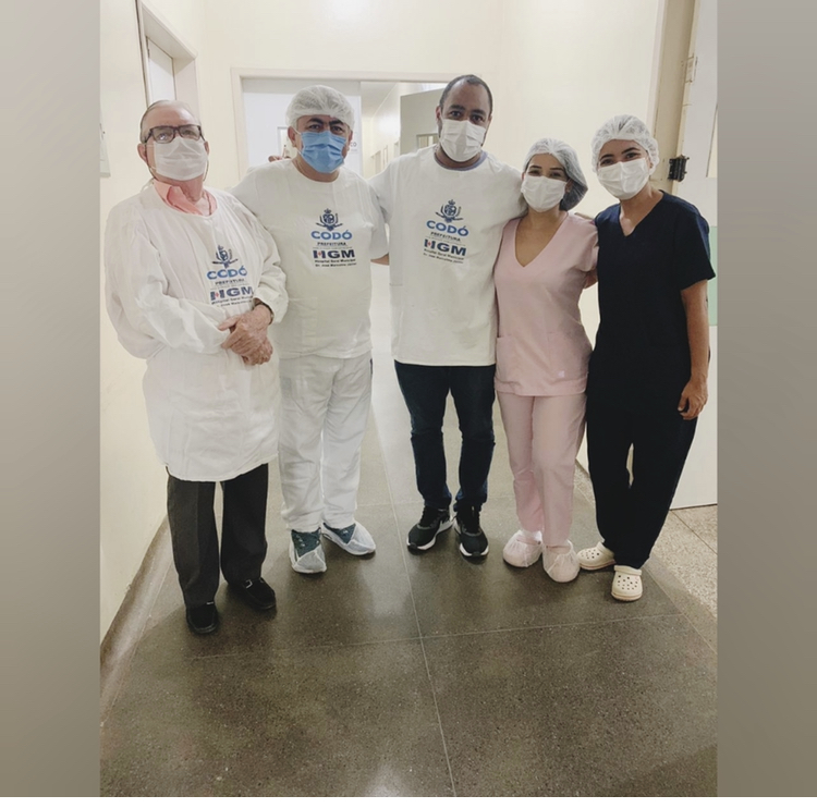 EM SEU PRIMEIRO DIA DE TRABALHO JOSÉ FRANCISCO VAI PARA O HOSPITAL HGM FAZER ATENDIMENTO A PACIENTE GRÁVIDA.