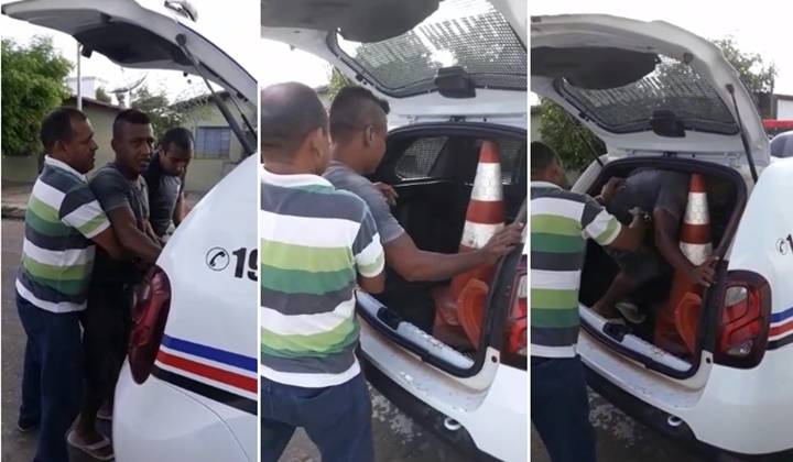 POLICIAL MILITAR GLADILSON PRENDE O PRÓPRIO FILHO EM COROATÁ