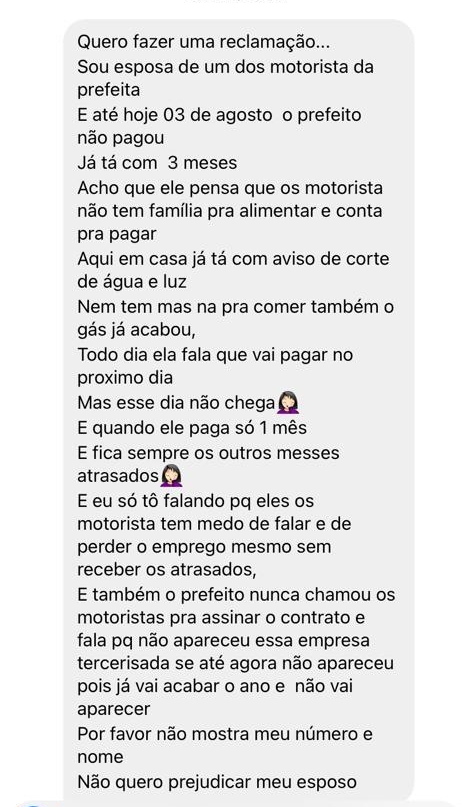 MOTORISTAS DA PREFEITURA DE CODÓ DENUNCIAM QUE ESTÃO COM TRÊS MESES SEM RECEBER PAGAMENTOS