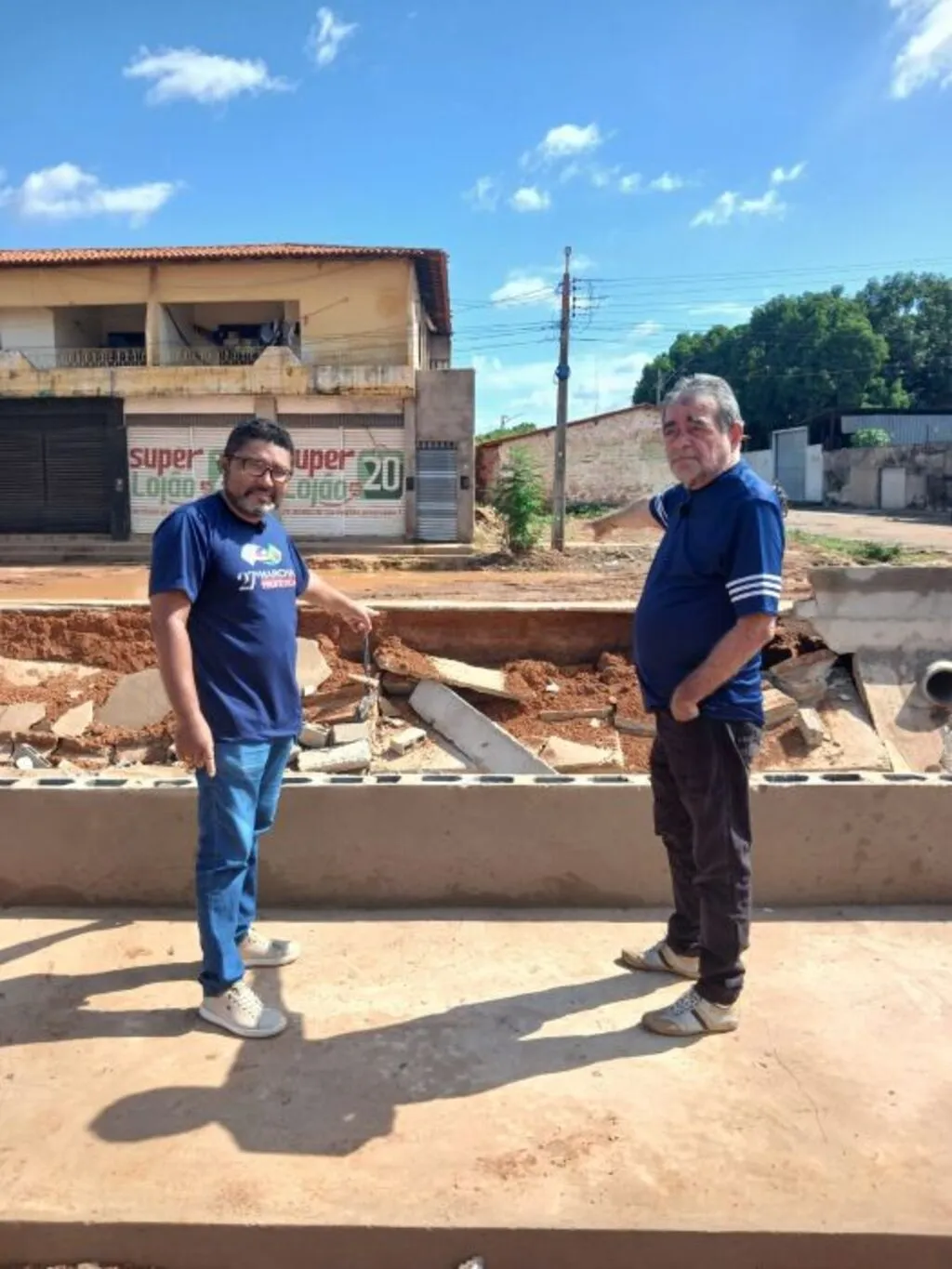 Pastor Max e Domingos Reis denunciam desabamento em obra de mais de R$ 10 milhões no Canal da Água Fria, em Codó