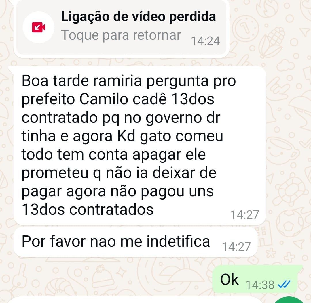 Camilo Figueiredo não quer pagar professores Contratados e nem tão pouco  o 13º deles. O Blog da Ramyria Santtiago amanheceu bombardeado de mensagens dos professores revoltados com Camilo