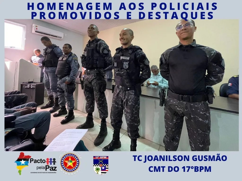 COMANDO DO 17º BPM REALIZA FORMATURA ALUSIVA AOS 186 ANOS DE CRIAÇÃO DA PMMA*