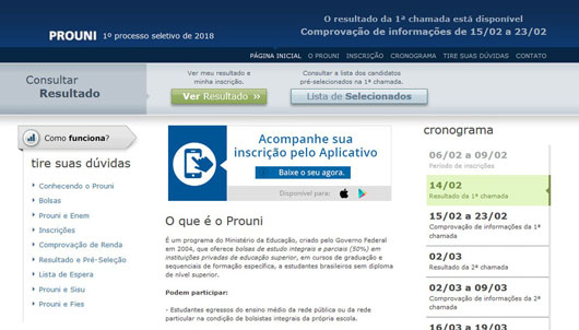 ProUni oferece 174 mil vagas; inscrições começam dia 26 de junho