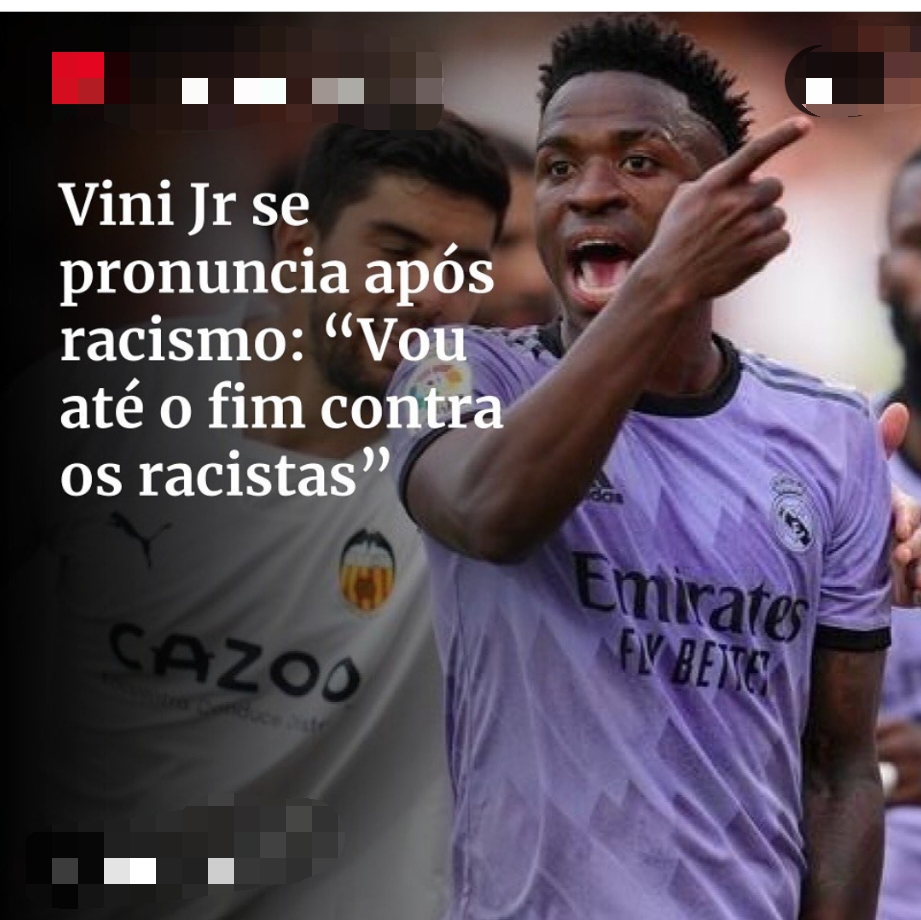 Lula presta solidariedade a Vini Jr por ataques racistas. “É importante que a #FIFA, a #Liga Espanhola, as ligas de outros países, tomem sérias providências”, afirmou o presidente.