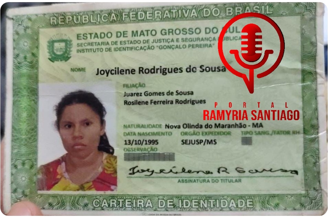 CODOENSE Joycilene Rodrigues de 30 ANOS, MORRE VÍTIMA DE ATROPELAMENTO NA BR-267, em Bataguassu.