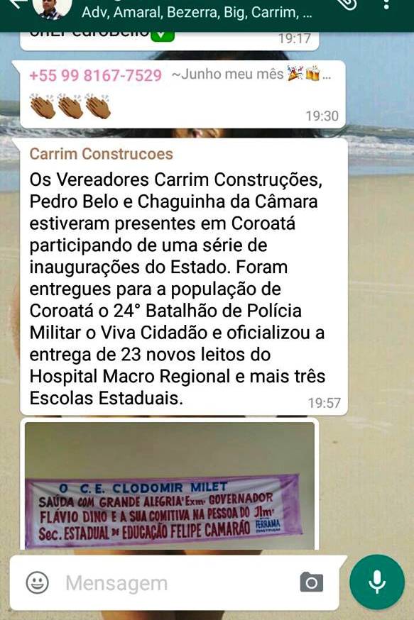 POUCA VERGONHA! VEREADORES DE CODÓ VÃO A COROATÁ INAUGURAR OBRAS, ENQUANTO CODÓ FICA NO ESQUECIMENTO – “CODÓ A CIDADE DO JÁ TEVE”