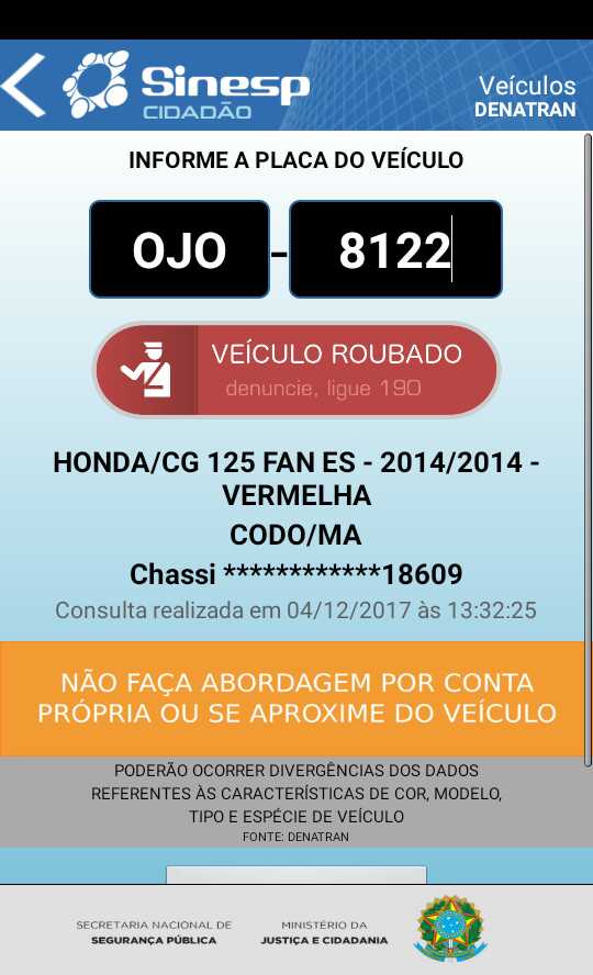 MOTO RECUPERADA PELA PM DE CODÓ AGORA A POUCO COM REGISTRO DE ROUBO