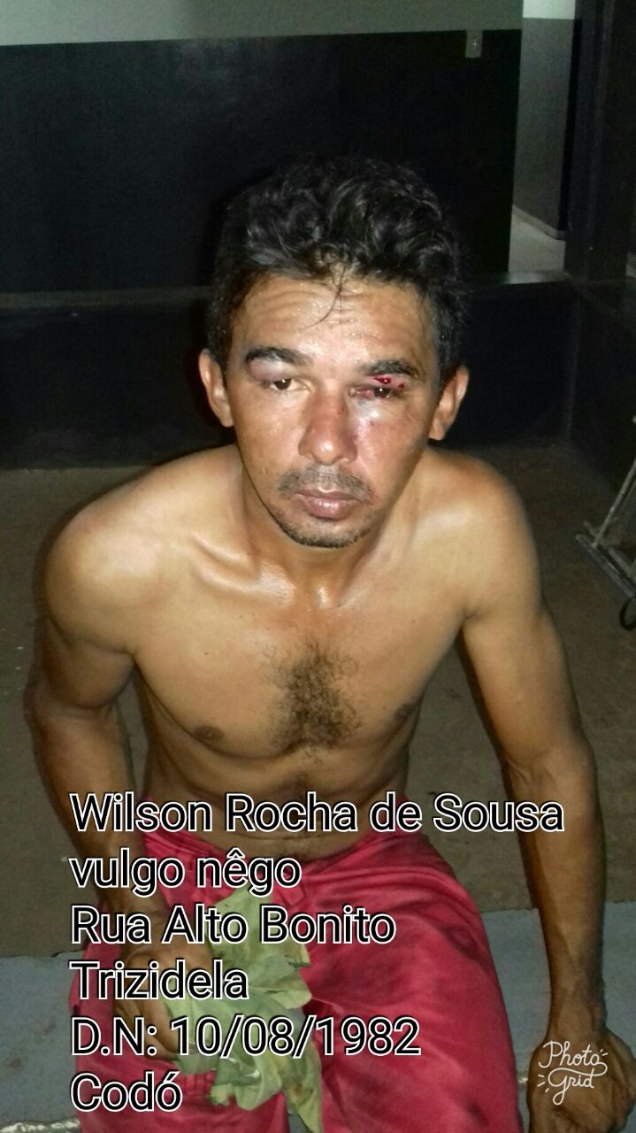 HOMEM SUSPEITO POR ARROMBAMENTO E FURTO EM RESIDÊNCIA EM CODÓ É PRESO PELA POLICIA MILITAR.
