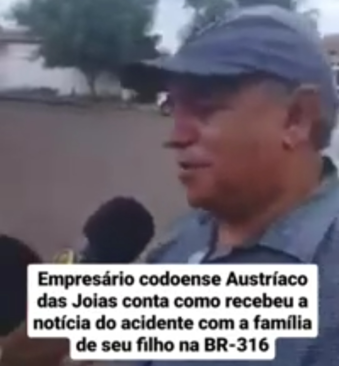 Empresário Austríaco jóias viaja até o local em que está seu filho,os netinhos e o corpo da Nora. Ele conversou com os jornalistas e disse está devastado. Vídeo 