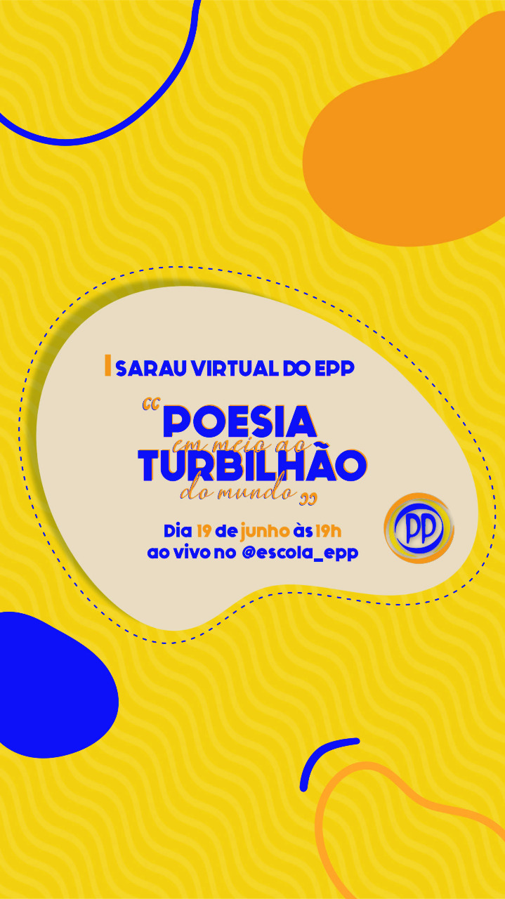 A ESCOLA PEQUENO POLEGAR ESTÁ ORGANIZADO UM SARAU VIRTUAL DE POESIAS HOJE. TODOS PODEM PARTICIPAR PELO INSTAGRAM