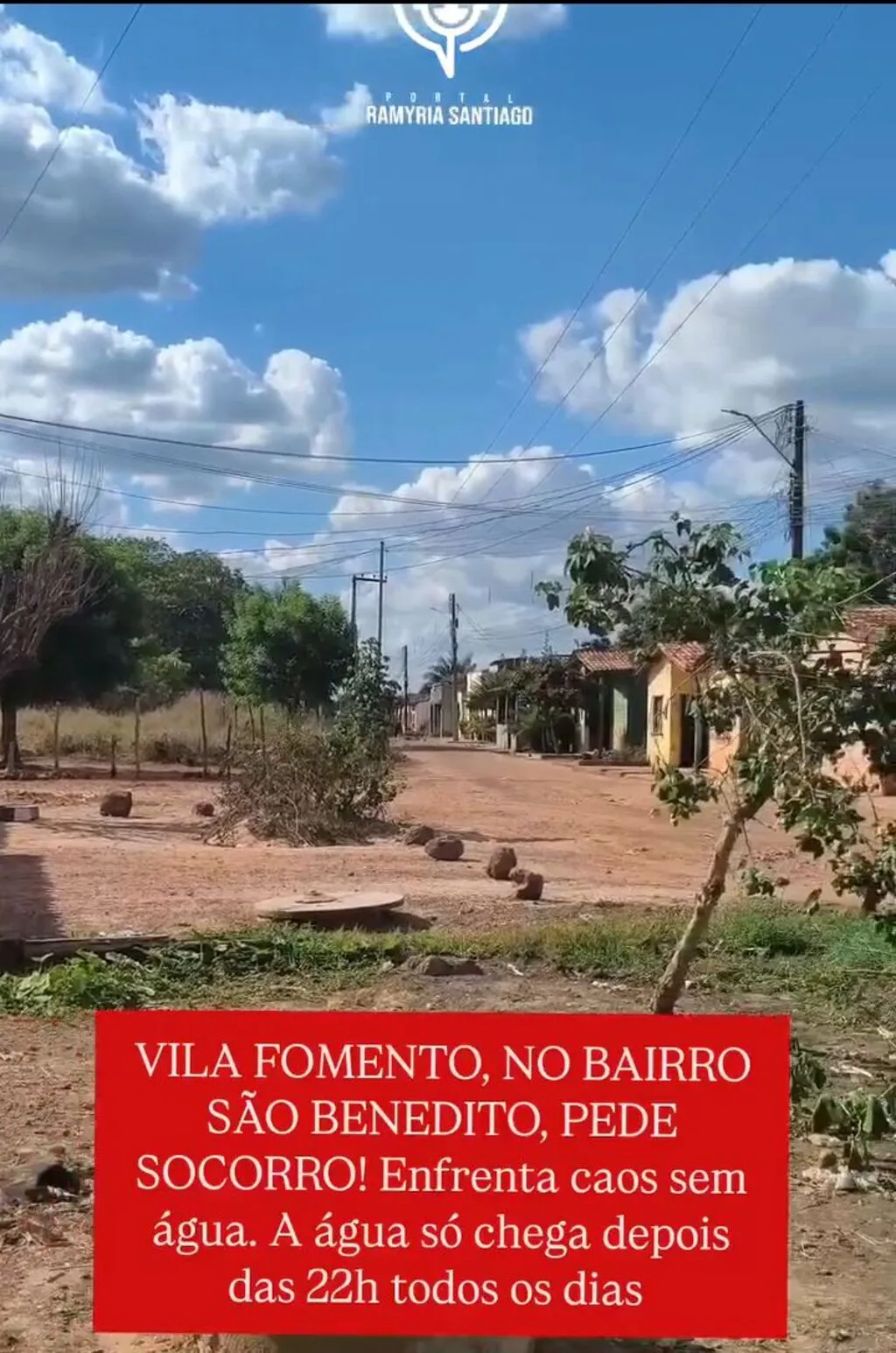 Vila Fomento enfrenta caos com falta de água