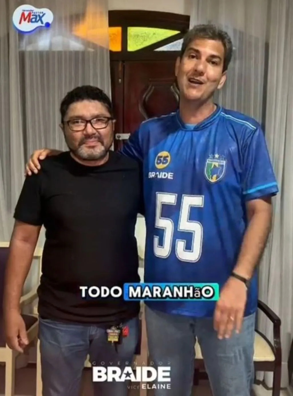 RECEPÇÃO COM HONRA E NOVA ALIANÇA: VEREADOR PASTOR MAX TONY É RECEBIDO POR EDUARDO BRAIDE E DECLARA APOIO À SUA CANDIDATURA AO GOVERNO DO MARANHÃO