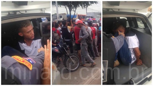 PM de Codó evita assalto a ônibus em São Luís e prende bandido