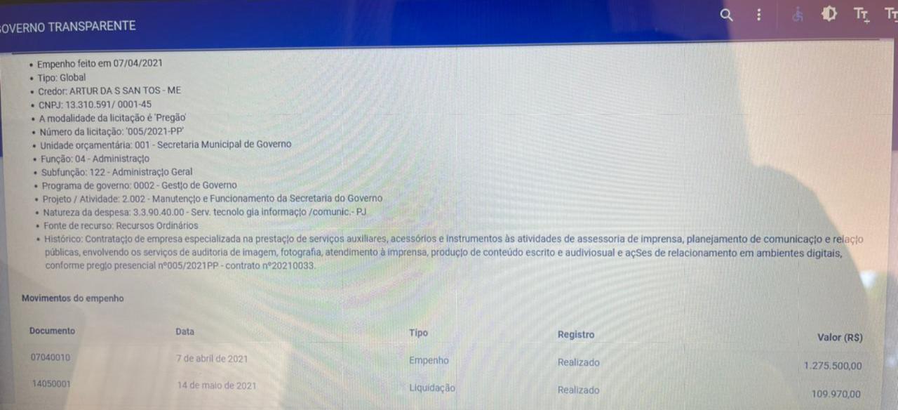 EM CODÓ EMPRESA CONTRATADA  POR ZÉ FRANCISCO DE NOME A7 PRETENDE GASTAR 1,200 MILHÃO COM PUBLICIDADE EM PLENA PANDEMIA