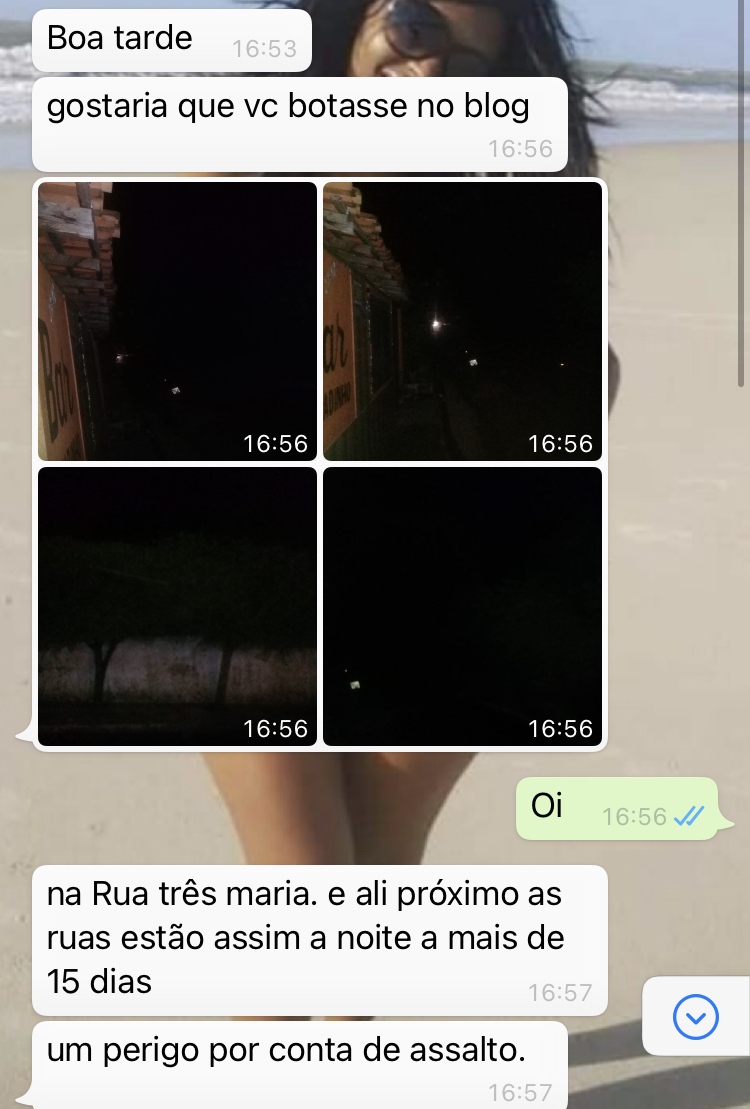 MORADORES DENUNCIAM ESCURIDÃO TOTAL  EM VÁRIAS RUAS DE CODÓ E DIZEM QUE SERVIÇO DE ILUMINAÇÃO DA PREFEITURA É FALHO E NÃO FUNCIONA