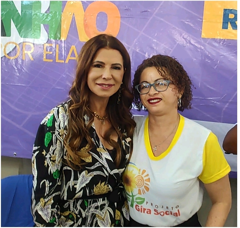 COORDENADORA ADRIANA DO GIRA SOCIAL E DEMAIS INTEGRANTE FORTALECERAM A CARAVANA “TODAS POR ELAS” EM CODÓ